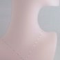 Heart Square Circle Necklace Sterling Silver Custom Personalized Hand Stamped N049