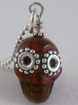 Halloween Skull Necklace N029