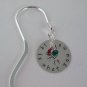 Custom Personalized Silver Bookmark Hand Stamped Birthstone M005