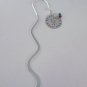 Custom Personalized Silver Bookmark Hand Stamped Birthstone M005