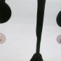 Rabbit Bunny Easter Alice in Wonderland Sterling Silver Dangle Circle Earrings E005
