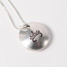 Girl Locket Child Custom Personalized Necklace Sterling Silver N177