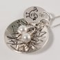 Mama Bird Nest Eggs Sterling Silver Necklace Custom Personalized N175