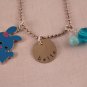 Easter Bunny Rabbit Charm Necklace Custom Personalized Silver N163