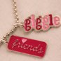 Friends Girl Charm Necklace Custom Personalized Silver N161