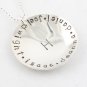 Family Initial Custom Personalized Sterling Silver  Necklace N111