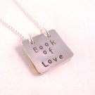 Book of Love Personalized Sterling Silver Necklace N116