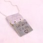 Book of Love Personalized Sterling Silver Necklace N116
