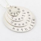 Sterling Silver Necklace Custom Personalized  N001