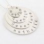 Sterling Silver Necklace Custom Personalized  N001