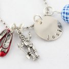 Wizard of Oz Charm Necklace Silver