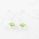 Birthstone Earrings Sterling Silver Dangle Swarovski Crystal