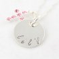 Cross Faith Christian Necklace Custom Personalized Silver