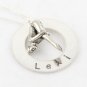 Diver Diving Custom Hand Stamped Personalized Sterling Silver Necklace N103