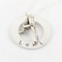 Diver Diving Custom Hand Stamped Personalized Sterling Silver Necklace N103