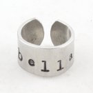 Child Girl Custom Ring Hand Stamped Personalized