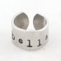 Child Girl Custom Ring Hand Stamped Personalized