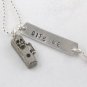 Halloween Coffin Silver Necklace N118
