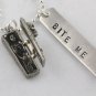 Halloween Coffin Silver Necklace N118