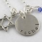 Star of David Hanukkah Chanukah Personalized Necklace