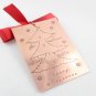 Personalized Copper Christmas Tree Ornament