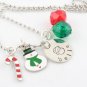 Christmas Child's Charm Necklace Silver - Stocking Stuffer - Personalized Necklace