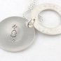 To Have and to Hold Necklace Hand Stamped Sterling Silver