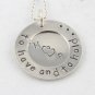 To Have and to Hold Necklace Hand Stamped Sterling Silver