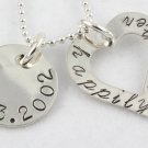 Happily Ever After Necklace Hand Stamped Sterling Silver