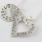Happily Ever After Necklace Hand Stamped Sterling Silver