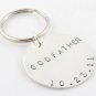 Godfather Keychain Key Ring Sterling Silver Dad Father