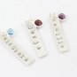 Custom Personalized Sterling Silver Hand Stamped Birthstone Pendant