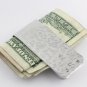 Personalized Money Clip - Custom Men Gift - Handstamped Money Clip