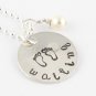 Waiting Adoption Necklace - Baby Feet - Maternity