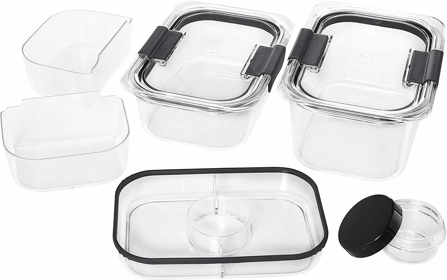 Rubbermaid Brilliance Food Storage Container, Salad and Snack Lunch
