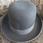 Vintage Mens BORSALINO Grey BEAVER FELT Homburg HAT 7" Attilio Cambini