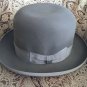 Vintage Mens BORSALINO Grey BEAVER FELT Homburg HAT 7" Attilio Cambini
