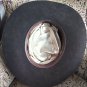 American Hat Co Maxi-Felt Beaver Brown Western Cowboy Hat Size 7 1/4 leather C G