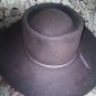 American Hat Co Maxi-Felt Beaver Brown Western Cowboy Hat Size 7 1/4 leather C G