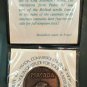 MASADA MEDALLION MADE IN ISRAEL OF COPPER FROM KING SOLOMON'S MINES PSALM 81