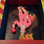 Vintage REUGE Wind Up Dancing Circus Clown Music Box Antique made in Switzerland
