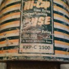 Bussmann Hi-Cap Time Delay Current Limiting Fuse Krp-C2500 Rating  2500amp used