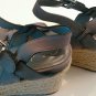 New Cole Haan Air CYNTHIA Grey Wedge Sandals Woman's Shoe Size 7.5 B CH