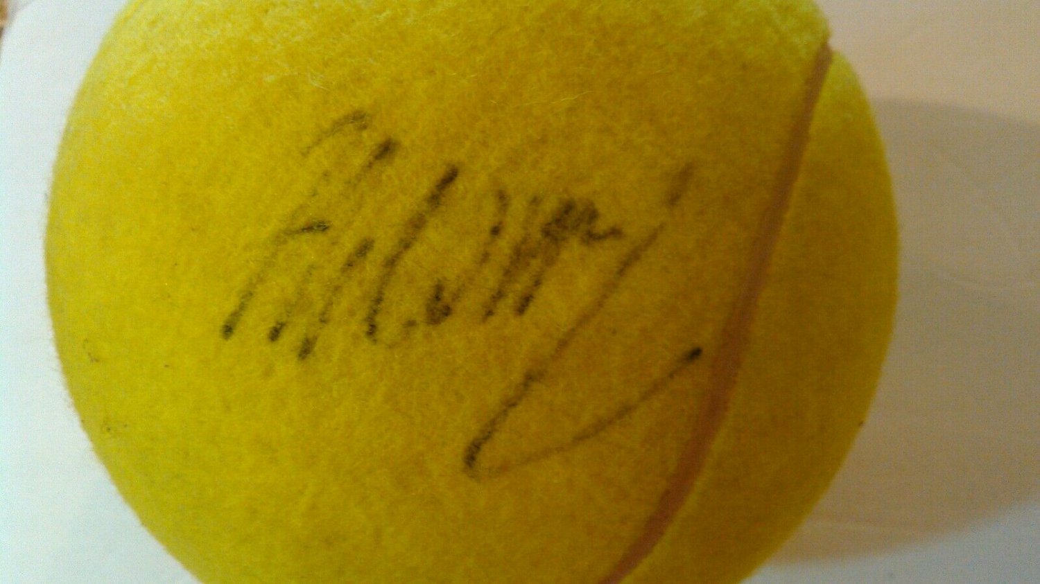 Signed Authentic Autographed Mega Huge Large Wilson 1 US Open Tennis Ball