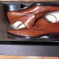 New MENS TED LAPIDUS ITALIAN LEATHER Brown SHOES SZ EU 42.5 US 9.5 Vero Italy