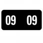 Smead 67909 ETS-09 Single Year 2009 Labels Pack of 250 Labels for End Tab Folder