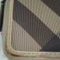 Burberry's Preowned Women's Pattern Brown Zipper Closure Wallet Purse Change Hot