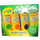 New 8 BIG E-Z SQUEEZE TUBES OF Crayola Washable Fingerpaint Bright colors BLUE