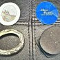 vintage mini portrait silver plated frame oval small w/stand antique moon city