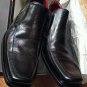 Taylor 2392D Nero Black Mens Italian leather dress shoes Vero Cuoio Sz42 vibrant
